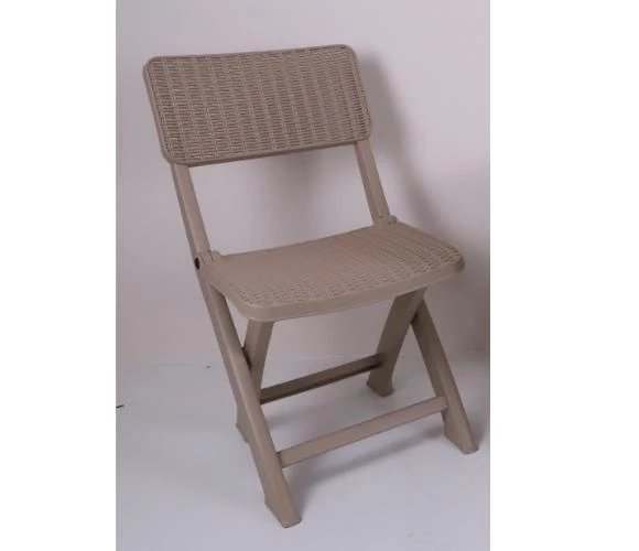 Mandella Sky Katlanır Rattan Sandalye (Kamp - Piknik Sandalyesi) Çölbeji (2 Adet) - 2