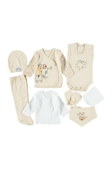 ORGANİK ZEBRA NAKIŞLI 8'Lİ ZIBIN SETİ - Resim 4