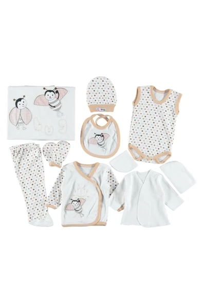 UĞUR BÖCEĞİ NAKIŞLI 10'LU ZIBIN SETİ - Resim 3