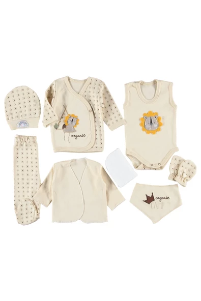 PRENSES NAKIŞLI ORGANİK 8'Lİ ZIBIN SETİ ürün görseli