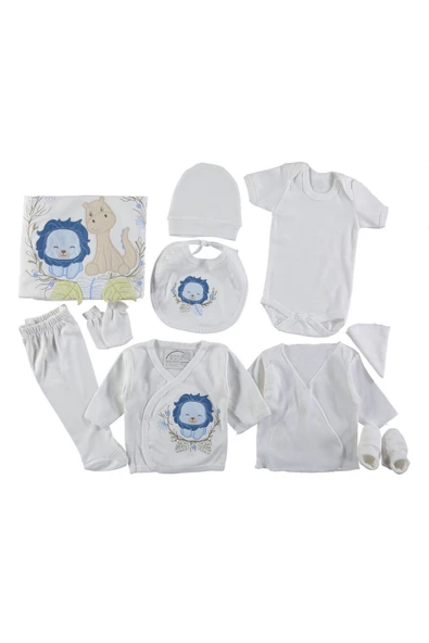 SEVİMLİ ASLAN NAKIŞLI 10'LU ERKEK ZIBIN TAKIMI - Resim 3