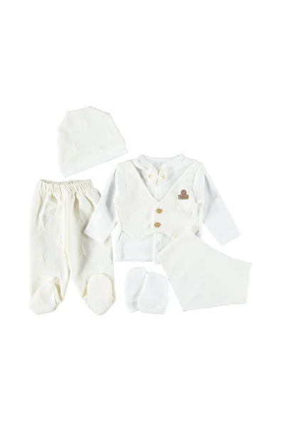 ORGANİK ERKEK 5'Lİ SMOKİN SET 3 AY - Resim 4