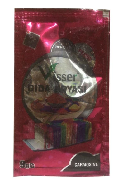 Gıda Boyası Toz 9 gr 1 Adet Su Bazlı Toz Gıda Visser Pasta Boyası Hamur Boyası Deney Yapımı Oyun Hamuru - 3