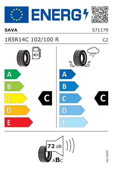 SAVA 185R14C 102/100R TRENTA 2 - SAVA