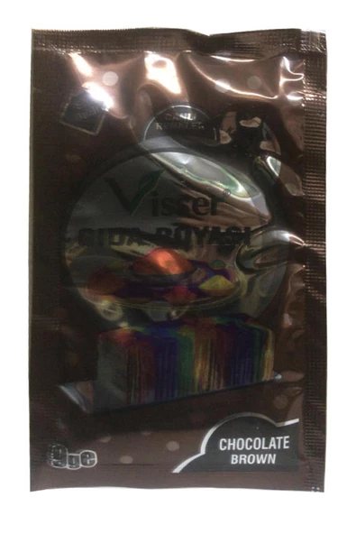 Gıda Boyası Toz 9 gr 1 Adet Su Bazlı Toz Gıda Visser Pasta Boyası Hamur Boyası Deney Yapımı Oyun Hamuru - 5