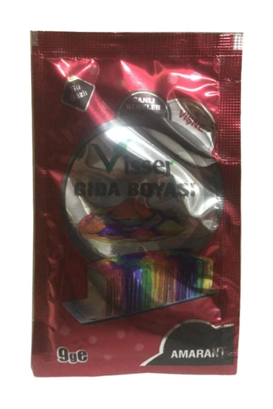 Gıda Boyası Toz 9 gr 1 Adet Su Bazlı Toz Gıda Visser Pasta Boyası Hamur Boyası Deney Yapımı Oyun Hamuru - 10