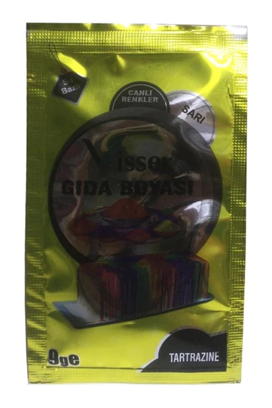 Gıda Boyası Toz 9 gr 1 Adet Su Bazlı Toz Gıda Visser Pasta Boyası Hamur Boyası Deney Yapımı Oyun Hamuru - 7