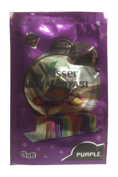 Gıda Boyası Toz 9 gr 1 Adet Su Bazlı Toz Gıda Visser Pasta Boyası Hamur Boyası Deney Yapımı Oyun Hamuru - 2