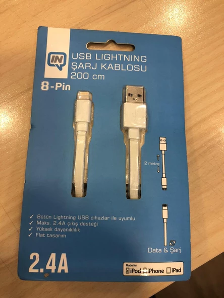 İntouch IN TOUCH USB LIGHTNING ŞARJ KABLOSU