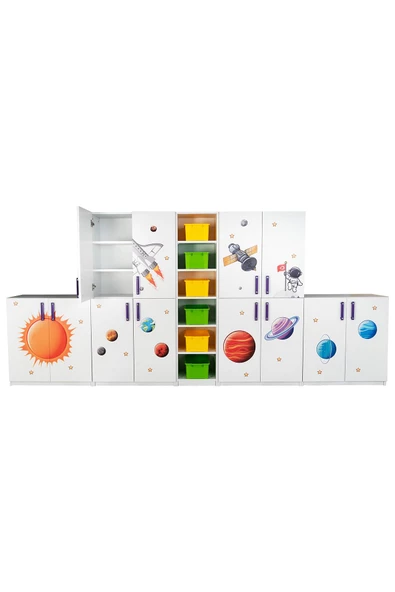 Uzaya Yolculuk Grup Dolap Seti - 4