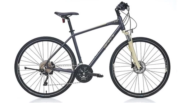CARRARO SPORTIVE 230 ERKEK ŞEHİR BİSİKLETİ 508H HD 28 JANT 30 VİTES MAT KOYU GRİ BRONZ AÇIK GRİ
