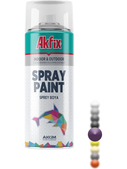 Akfix Sprey Boya Mor RAL4005 400ML / 300GR