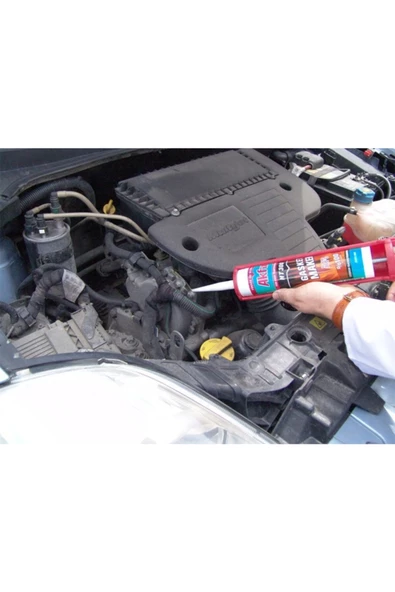 Akfix HT300 Sıvı Conta Yüksek Isı Silikonu Kırmızı 310 Ml - 3