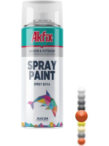 Akfix Sprey Boya Turuncu RAL2008 400ML / 300GR