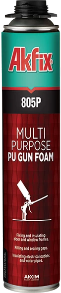 Akfix Köpük Tabancalı Montaj Köpüğü Dolgu Köpüğü 805P 850 Gr ürün görseli