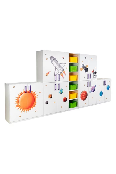 Uzaya Yolculuk Grup Dolap Seti - 2