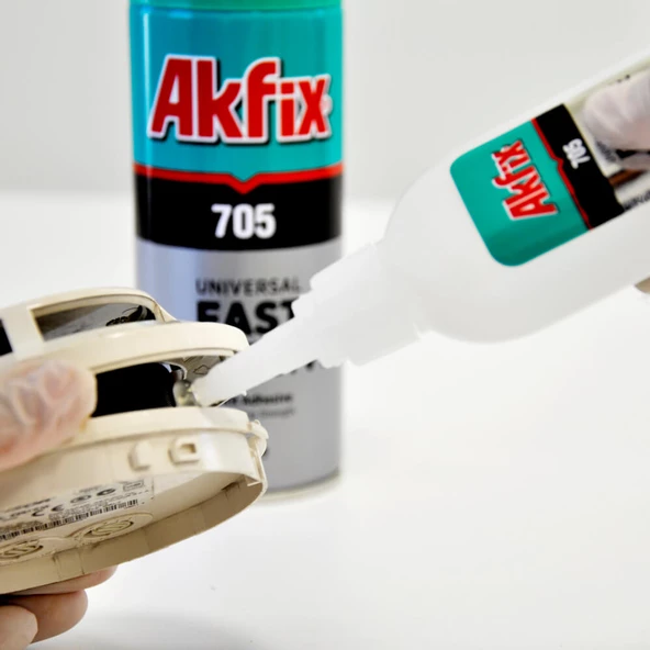Akfix Profesyonel Hızlı Yapıştırıcı 200 ML + 50 Gr. - Resim 6