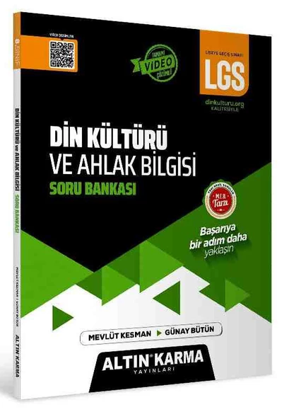 ALTINKARMA LGS Din Kültürü ve Ahlak Bilgisi Yeni Nesil Soru Bankası