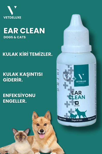 Ear Clean Hijyen Losyon Kediler ve Köpekler İçin Kulak Temizleme ve Bakım Solüsyonu 50 Ml - 2