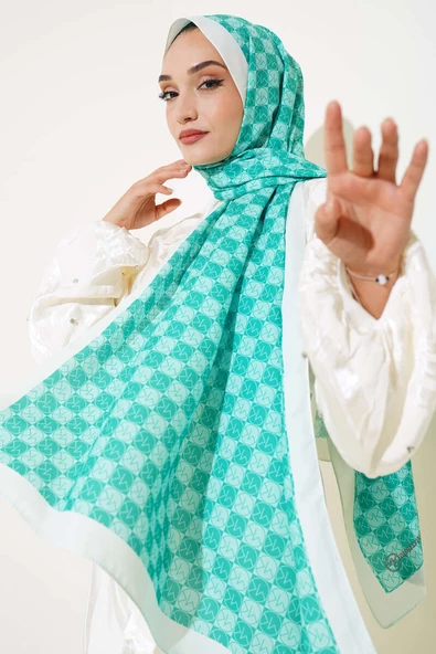 MK Desen Medine Şal Benetton - 1
