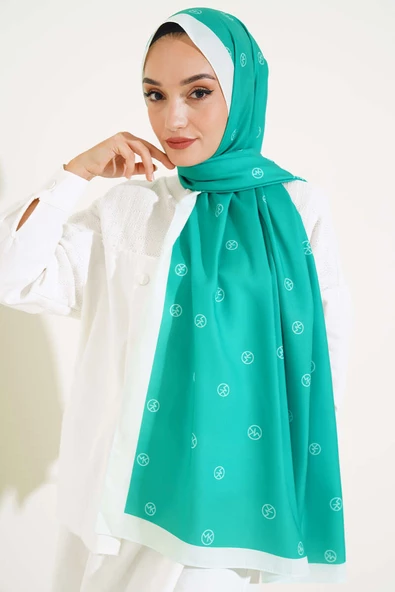 MK Desen Kenar Şeritli Medine Şal Benetton - 2