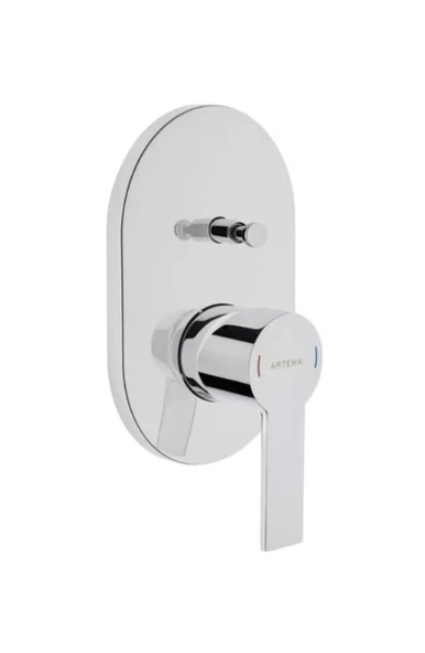 VitrA Artema Fold S Ankastre Banyo Bataryası 6 lı Set N42253 Çıkış Uçlu - 2
