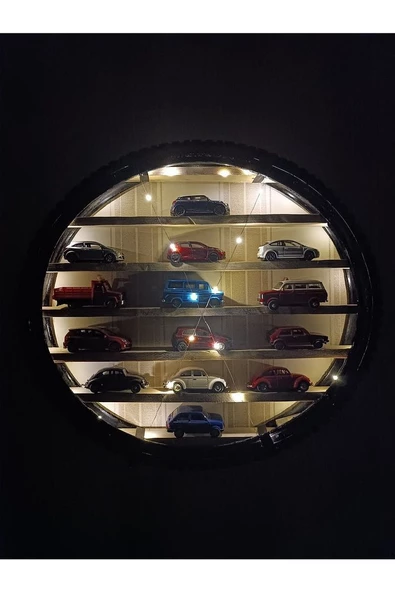 Dekoratif lastik raf - 2