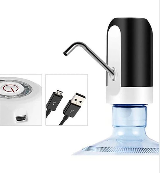 QASUL Şarjlı Damacana Su Pompası Hızlı ve Sessiz Otomatik Damacana Pompası - 2