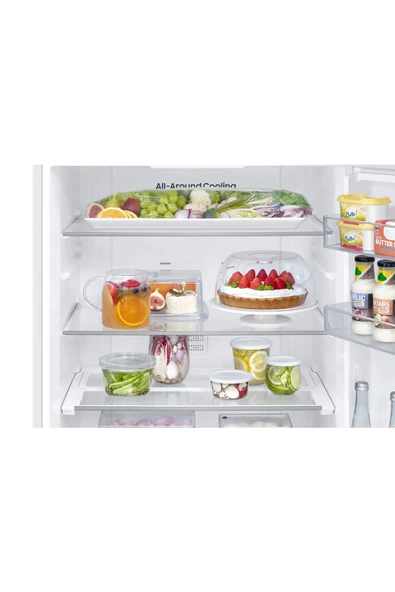 Samsung RB50DG601EWWTR 508 Lt Alttan Donduruculu No-Frost Buzdolabı, Wi-Fi - 4