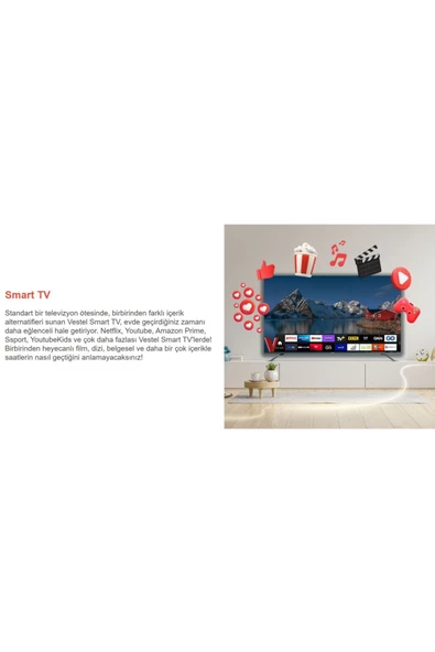 Telefunken 50" 127 Ekran Ultra Hd 4K Smart LED TV (Refurbished-2 Yıl Garanti) - 4