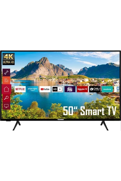 Telefunken 50" 127 Ekran Ultra Hd 4K Smart LED TV (Refurbished-2 Yıl Garanti)