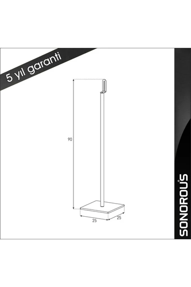 Sonorous   Sp 200 B-blk Hoparlör Ayakları - 2