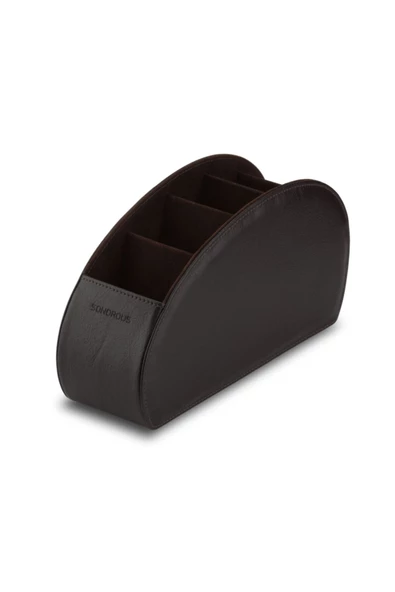 Sonorous   5 Gözlü Deri Kumandalık Standı Kahverengi ürün görseli