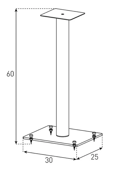 Sonorous   Sp 100 B hblk Hoparlör Ayakları - Resim 2