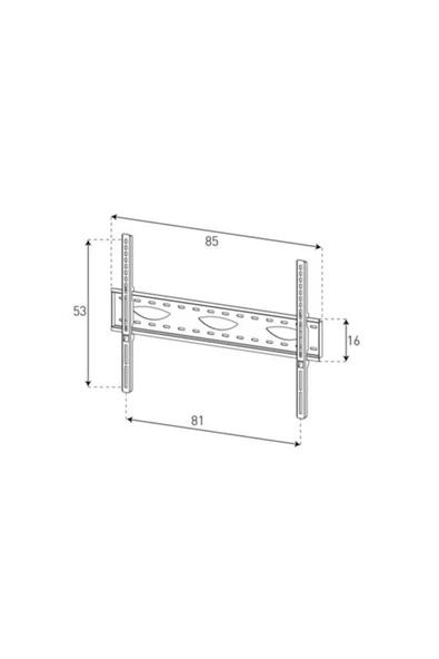 Sonorous Surefix 240 65 İnç - 85 İnç Sabit Televizyon Monitör Askı Aparatı - 2