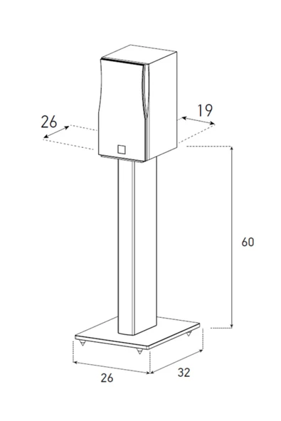 Sonorous   SP 701 WHT Beyaz Hoparlör Ayağı , Standı ( 2 Adet ) - Resim 2