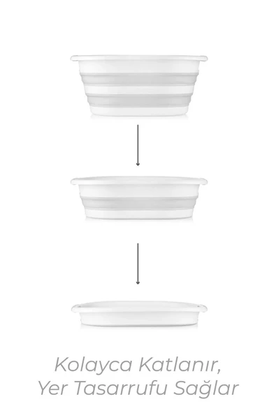 Hazarpazar Katlanır Çamaşır Sepeti Large - 3