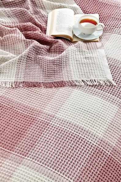 Çift Kişilik Yatak Pikesi Ekose 200 x 230 Cm - 3