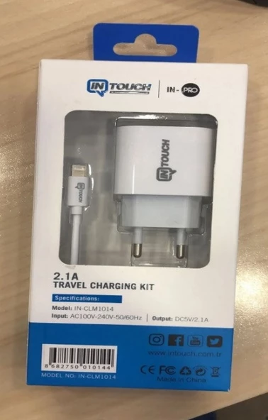IN TOUCH LİGHTNING Seyahat Şarjı - 2