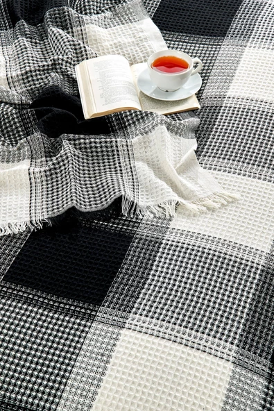 Çift Kişilik Yatak Pikesi Ekose 200 x 230 Cm - 5