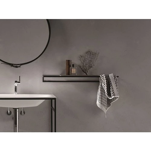 Dekoratif Havluluk Ahşaplı Banyo Rafı - 2