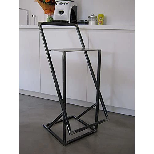 Metal Bar Taburesi Profil Yüksek Sandalye Mutfak Taburesi - 2