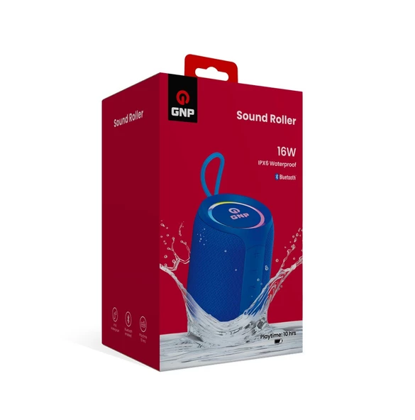 GNP Sound Roller  Bluetooth Hoparlör - Mavi - 2