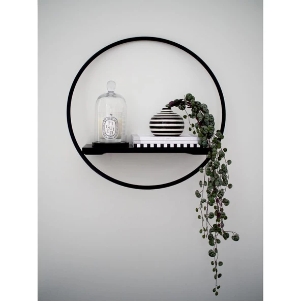 Banyoya Havluluk Yuvarlak Tasarım Raflı Havluluk - 4