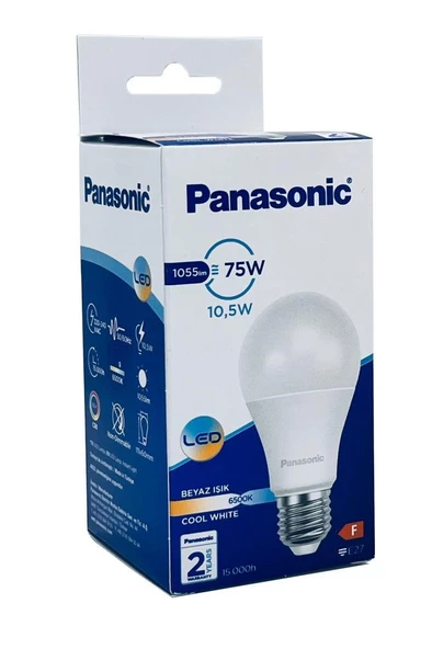 Panasonic 10,5W (75W) Led Ampul 6500K - Beyaz Işık E27