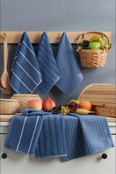 6 lı El Yüz Mutfak Havlusu Seti Sophia 30 X 50 Cm - 2