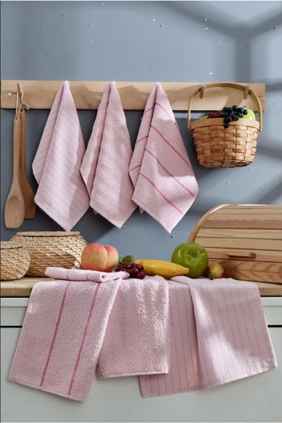 6 lı El Yüz Mutfak Havlusu Seti Sophia 30 X 50 Cm - 9