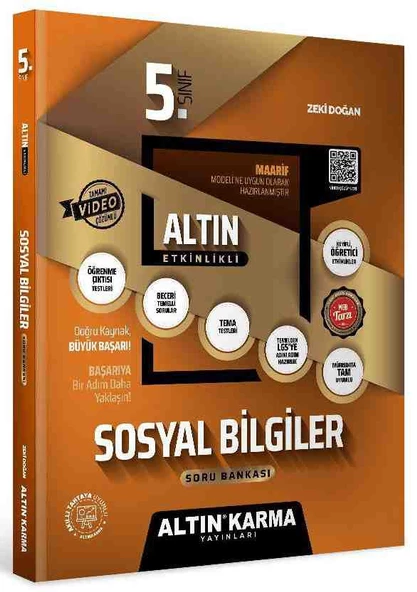 ALTINKARMA 5.Sınıf Sosyal Bilgiler Altın Etkinlikli Kazanım SB