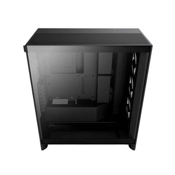 NZXT H7 Flow(2024) CM-H72FB-R1 RGB Black Tempered Glass USB 3.2 ATX Mid Tower Kasa - 2