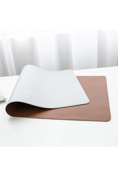 Ally   Ally Su Geçirmez Deri Mouse Pad 80*40 Cm Kahverengi